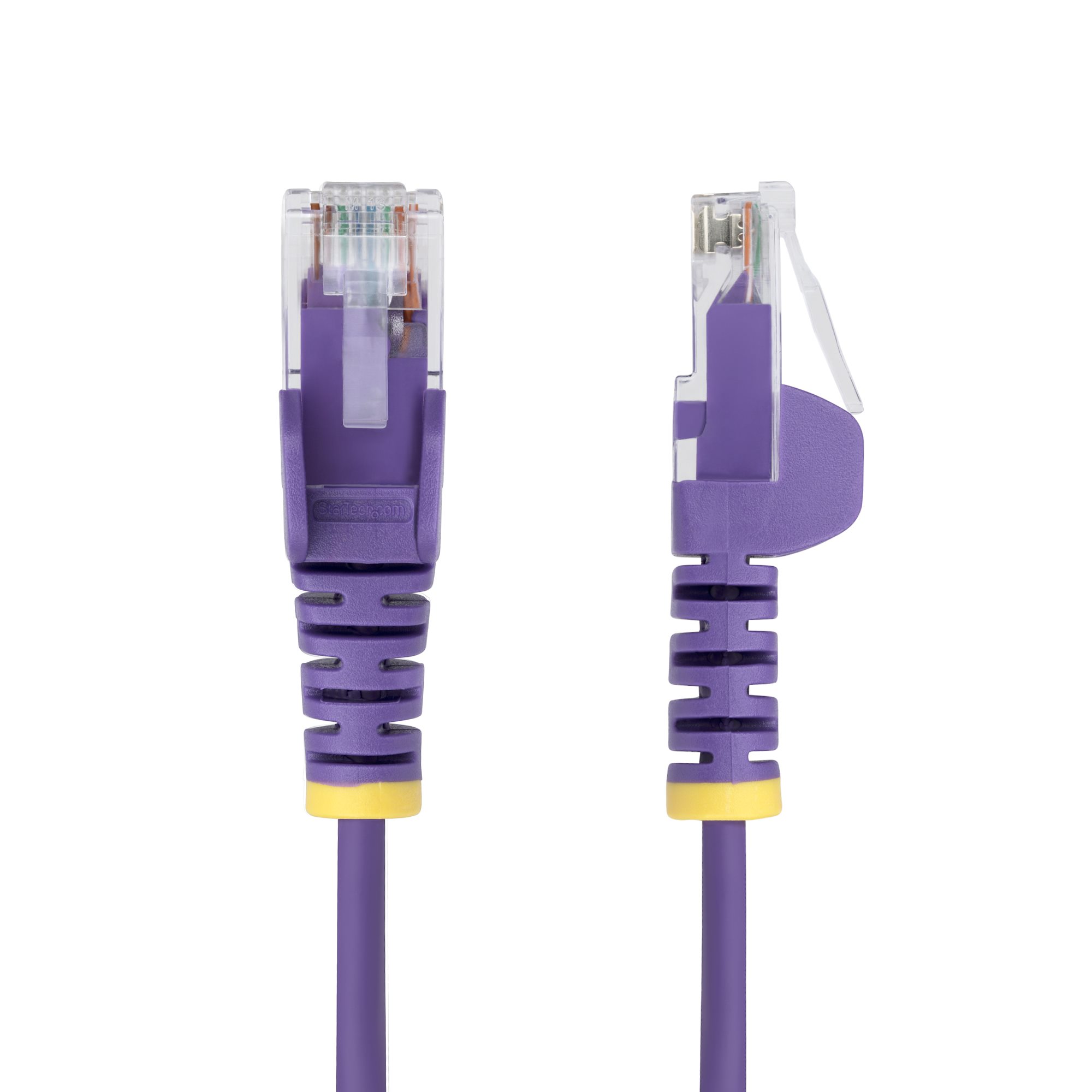 25CM PURPLE SLIM CAT6 CABLE SLIM SNAGLESS RJ45 UTP PATCH CAB