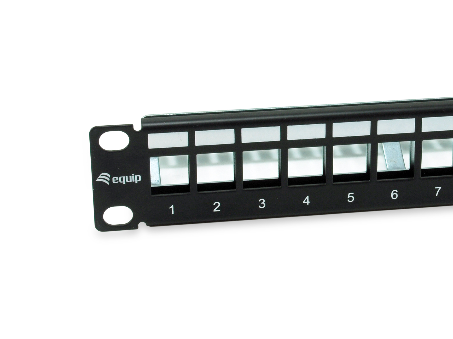 Equip 10 Patchpanel 12xKeystones FTP 1U RAL9005