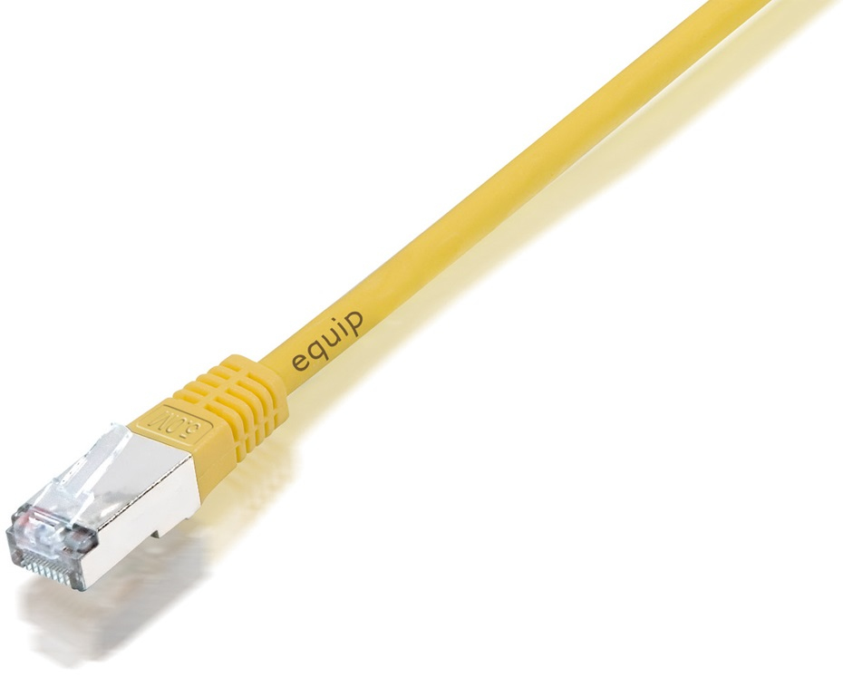 Equip Patchkabel Cat5e F/UTP 2xRJ45 2.00m gelb PVC Polybeutel