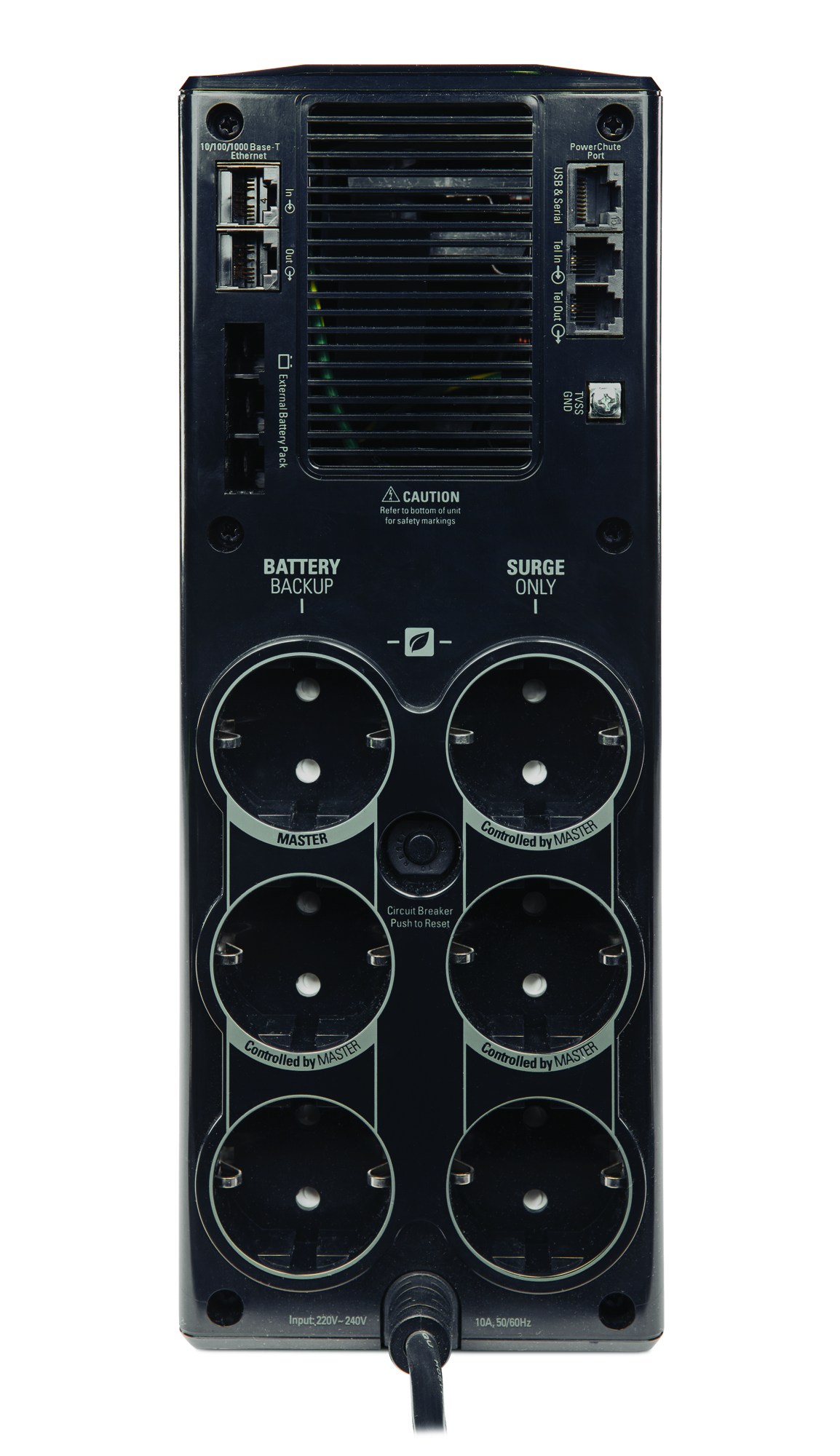 APC Back-UPS Pro 1500 UPS AC 230V 865Watt 1500VA USB output connectors 6