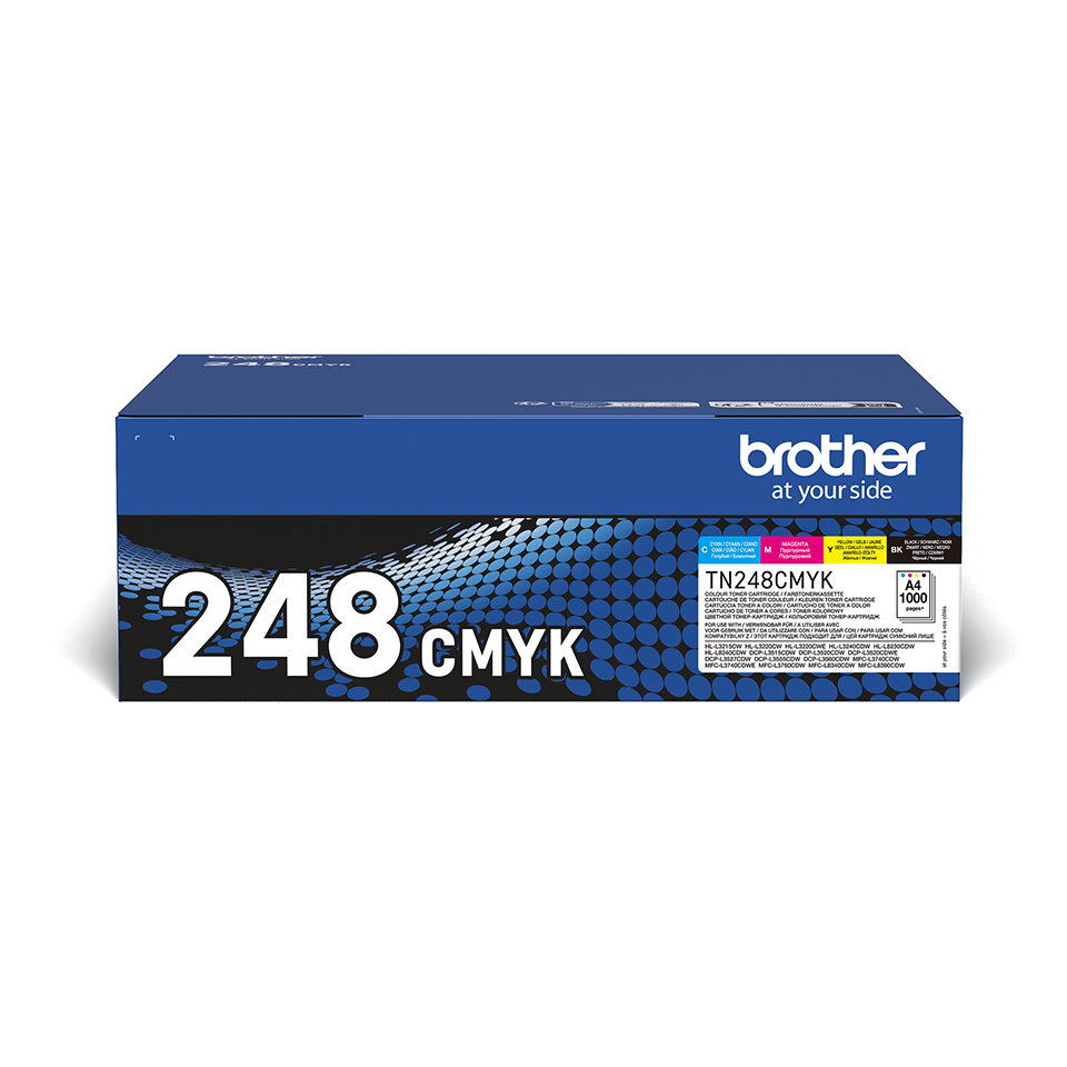 TN248 VALUE PACK TONER COLOR LASER TONER