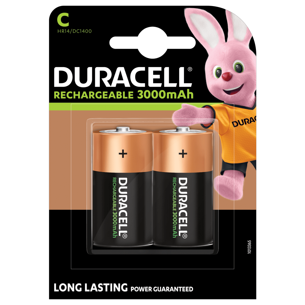 DURACELL Akkus PreCharged Ni-MH Baby C 3.000 mAh, 2 St.
