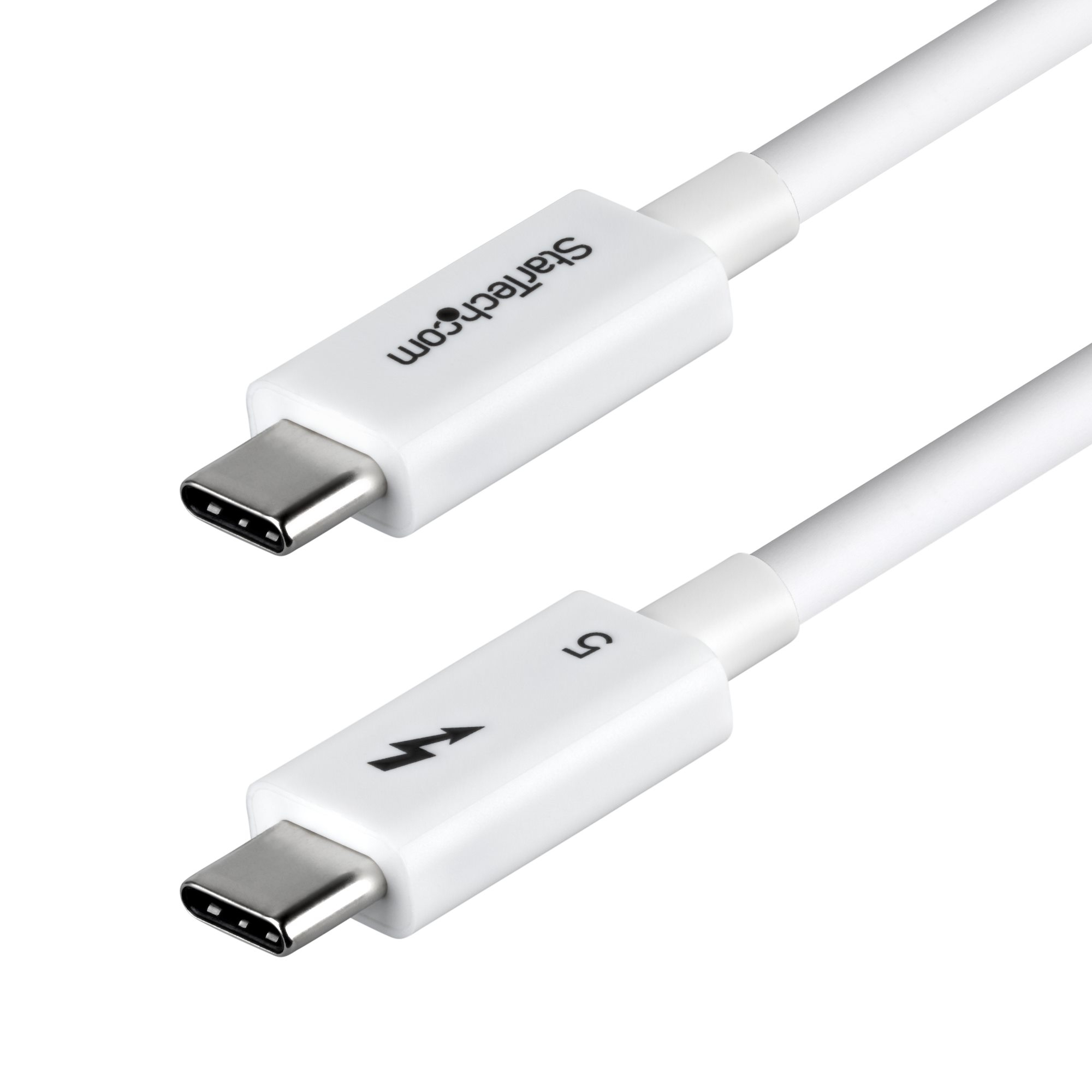 50CM THUNDERBOLT 5 CABLE WHITE 80GBPS/120GBPS/8K 60HZ/240W - WH