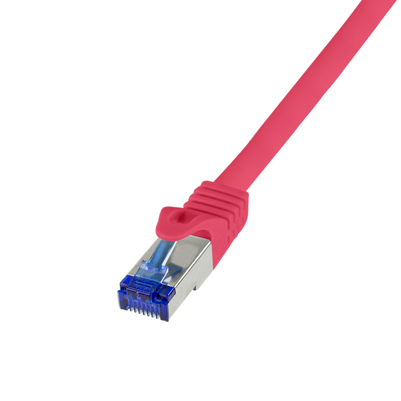 Logilink Patchkabel Ultraflex, Cat.6A, S/FTP, rot, 0,5 m