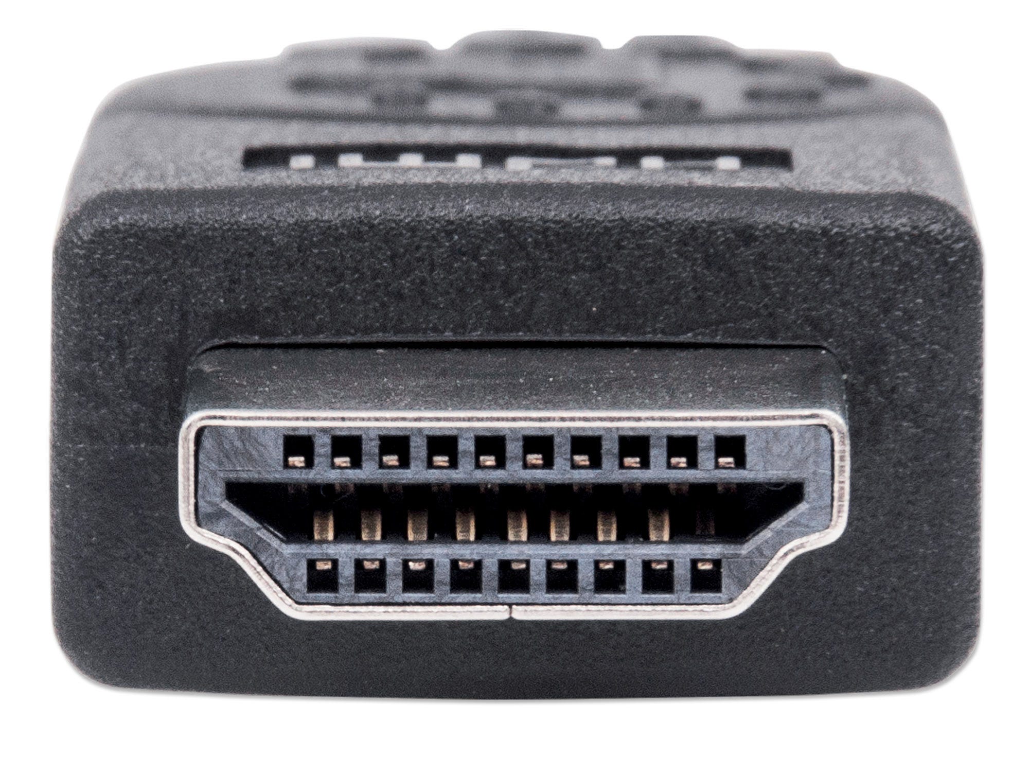 MANHATTAN High Speed HDMI-Kabel ARC 3D 4K30Hz HDMI-Stecker auf HDMI-Stecker geschirmt schwarz 1,8m