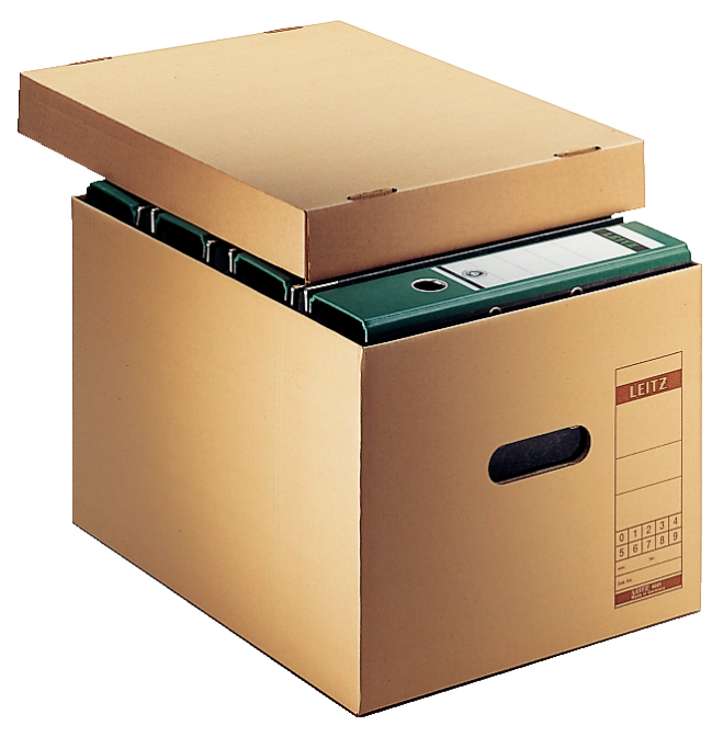LEITZ Archivboxen 6081 braun 32,5 x 44,0 x 28,0 cm, 10 St.