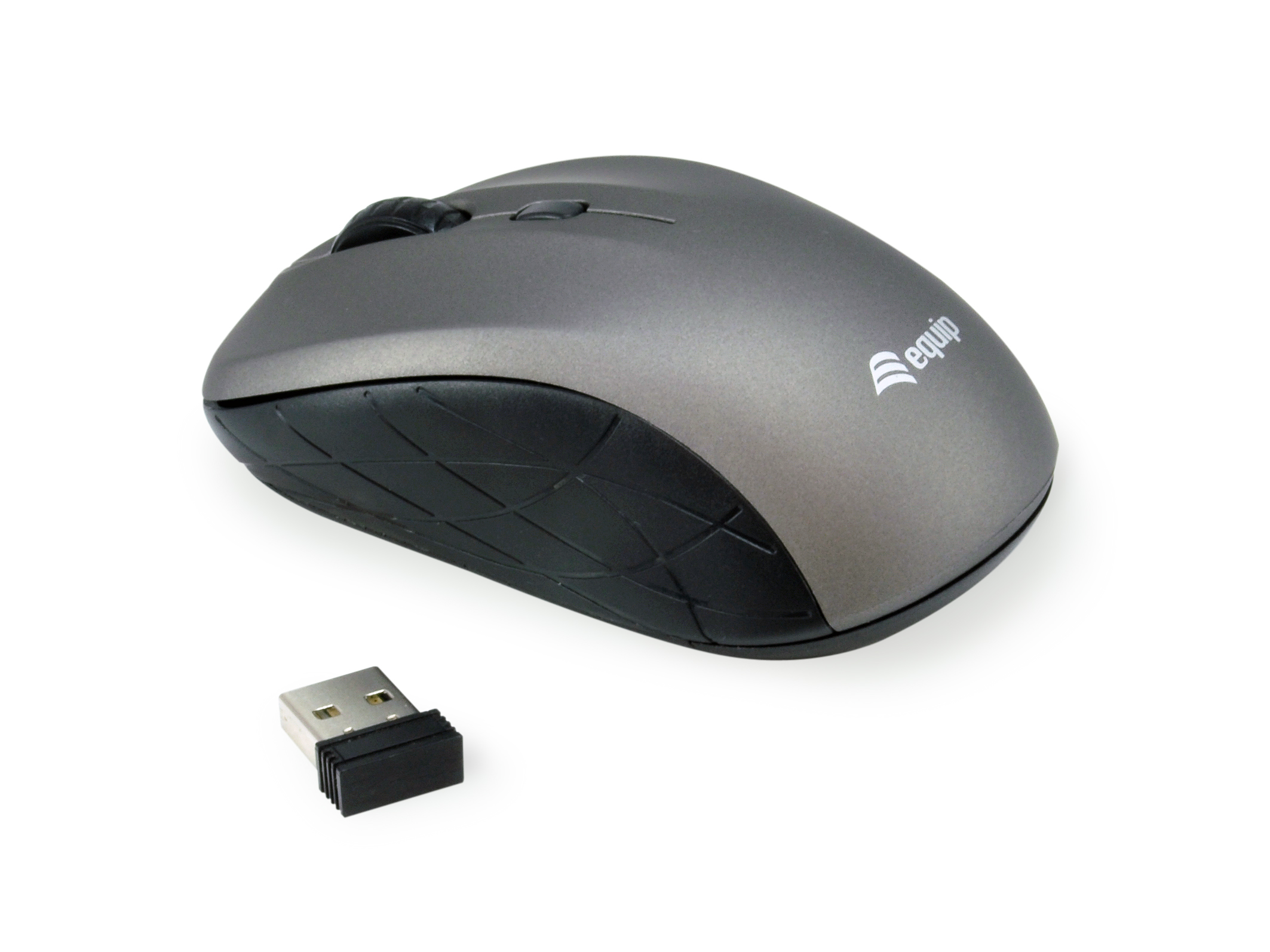 Equip Reisemaus Wireless USB-A L+R schwarz