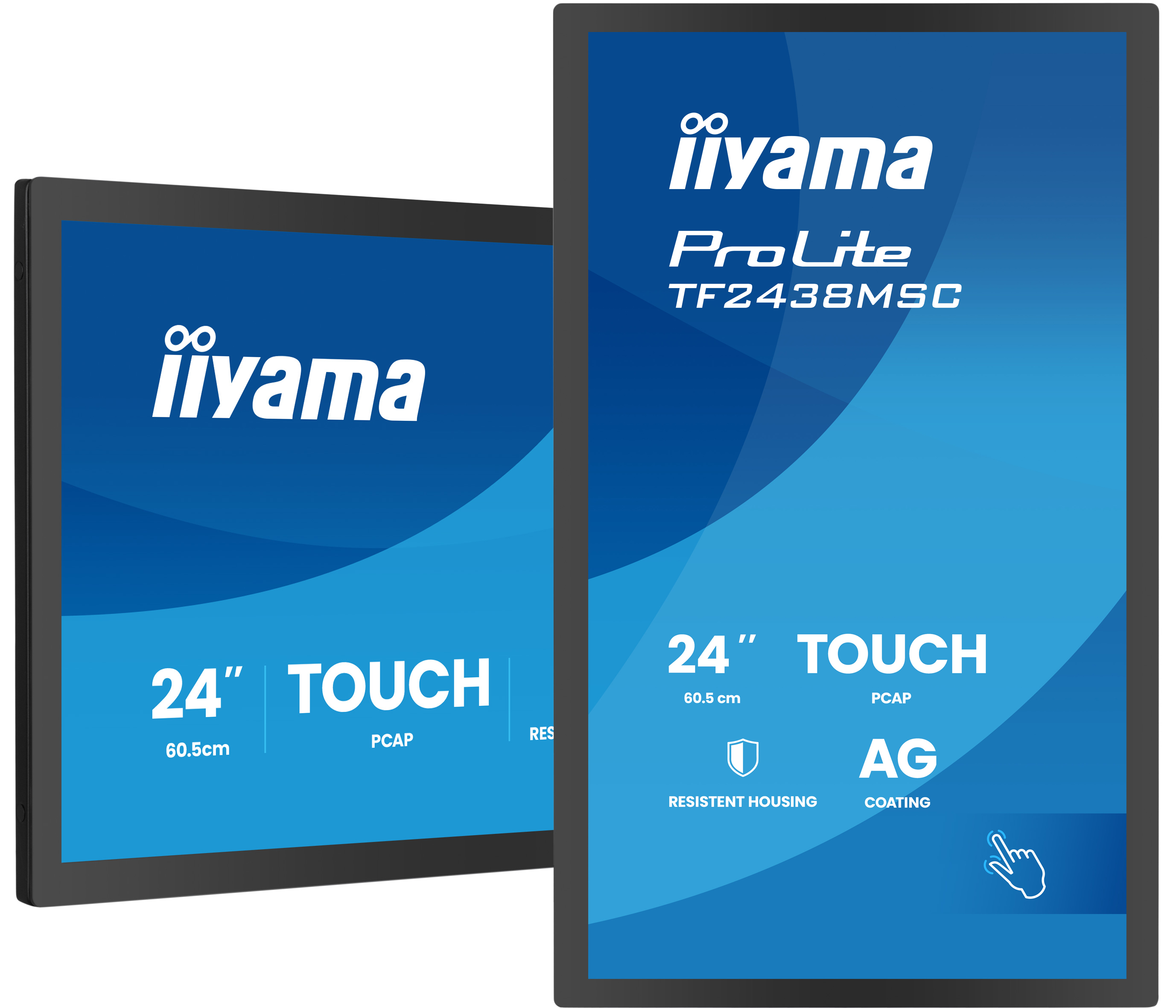 IIYAMA 60.5cm (23,8) TF2438MSC-B2 16:9 M-Touch HDMI+2xUSB