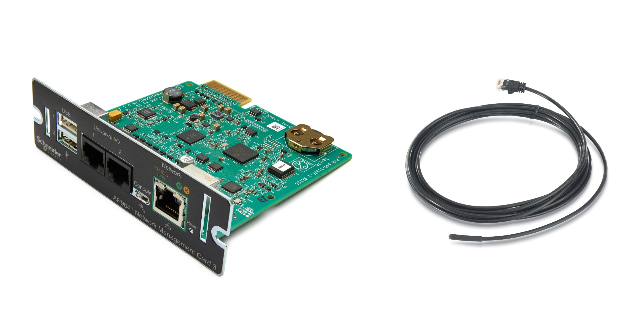 APC Network Management Card 3 with PowerChute Network Shutdown & Environmental Monitoring Remote management adapter 1GbE