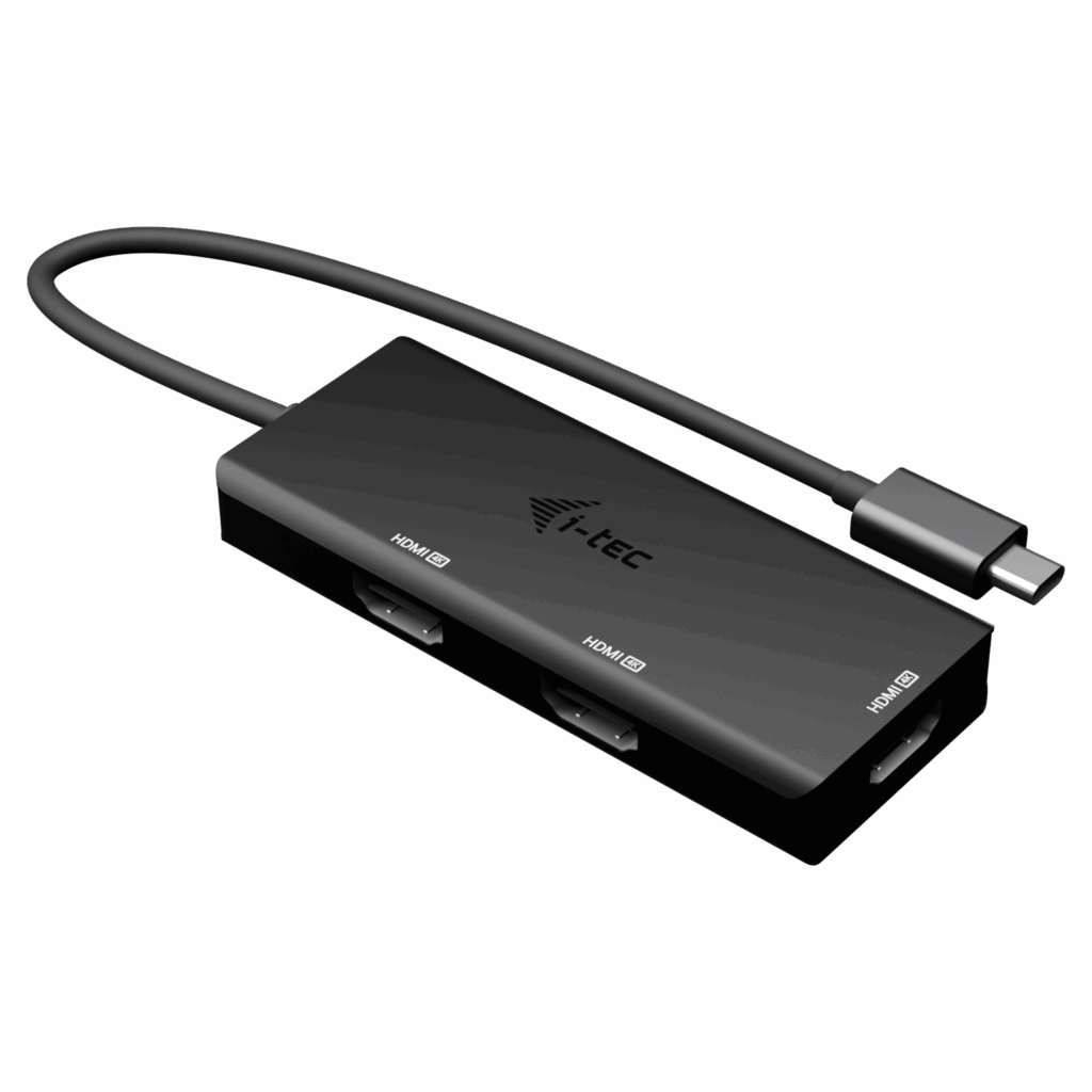 I-TEC USB-C Dual 4K/60Hz single 8K/30Hz HDMI Video Adapter 2x HDMI Port