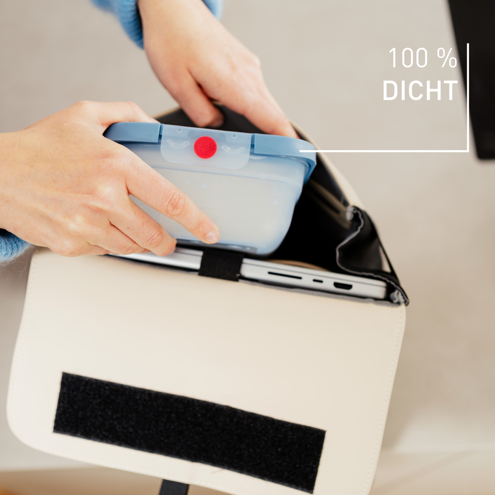 emsa Frischhaltedose ONECLICK 9,4 cm hoch blau 1,5 l, 1 St.