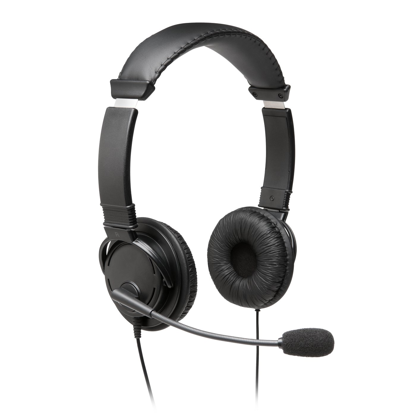 Kensington Headset Hi-Fi mit Mikrofon, USB-A 1.80m Kabel,sw