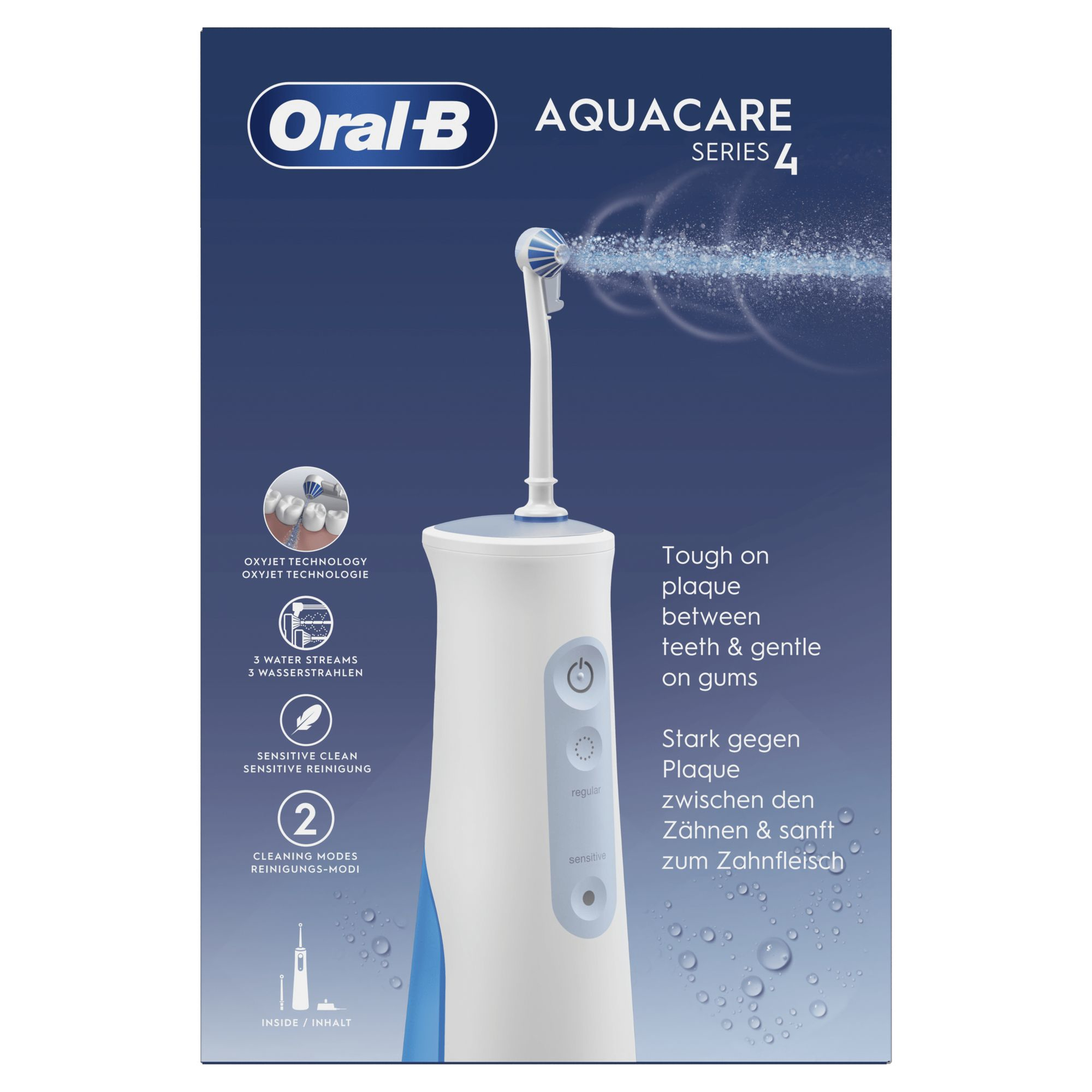 Oral-B AquaCare 4, Mundpflege