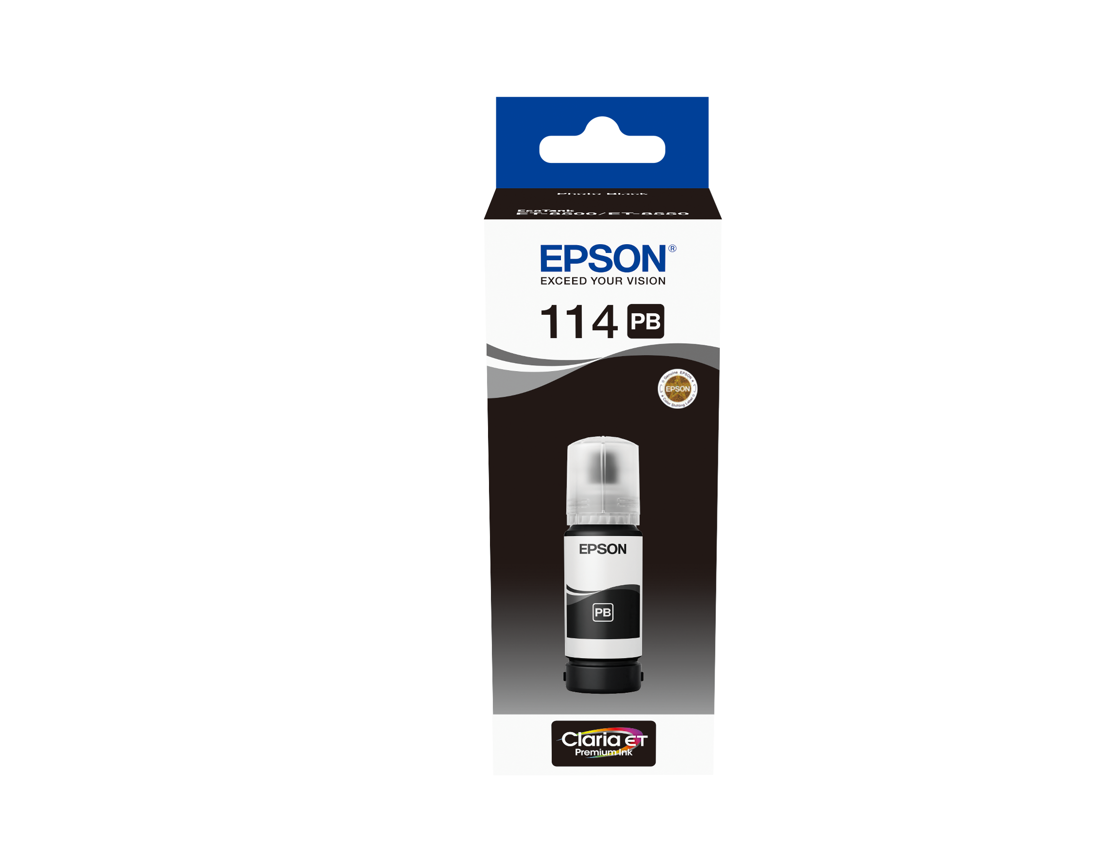 EPSON 114/T07B1 Foto schwarz Tintenflasche