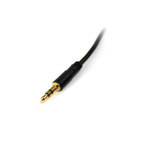 SLIM 3.5MM STEREO AUDIO CABLE .