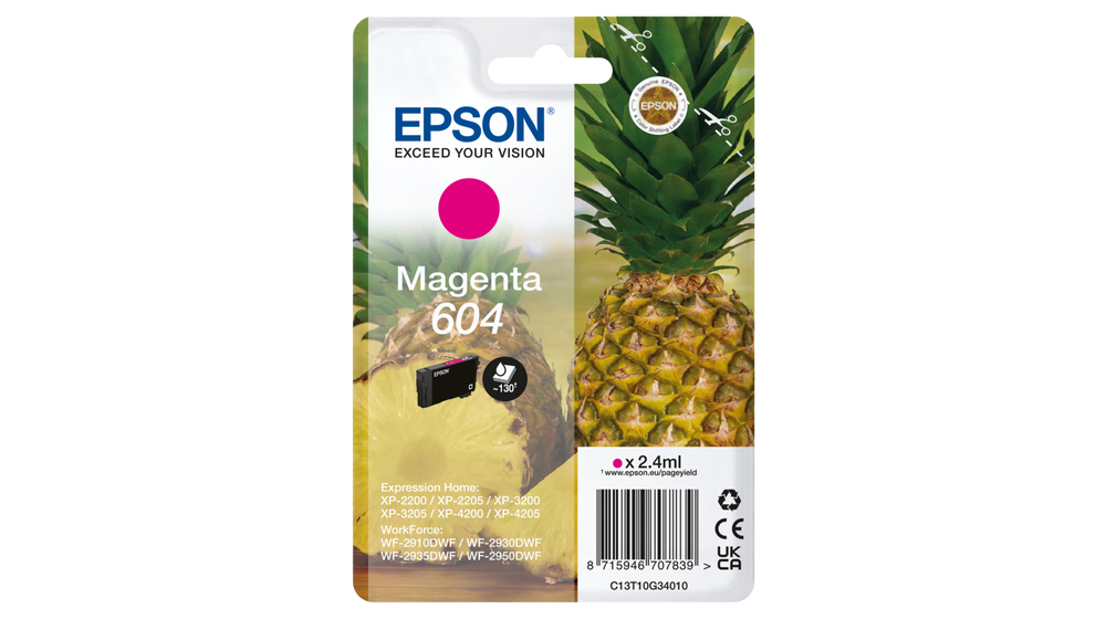 EPSON 604/T10G34 (Ananas) magenta Druckerpatrone