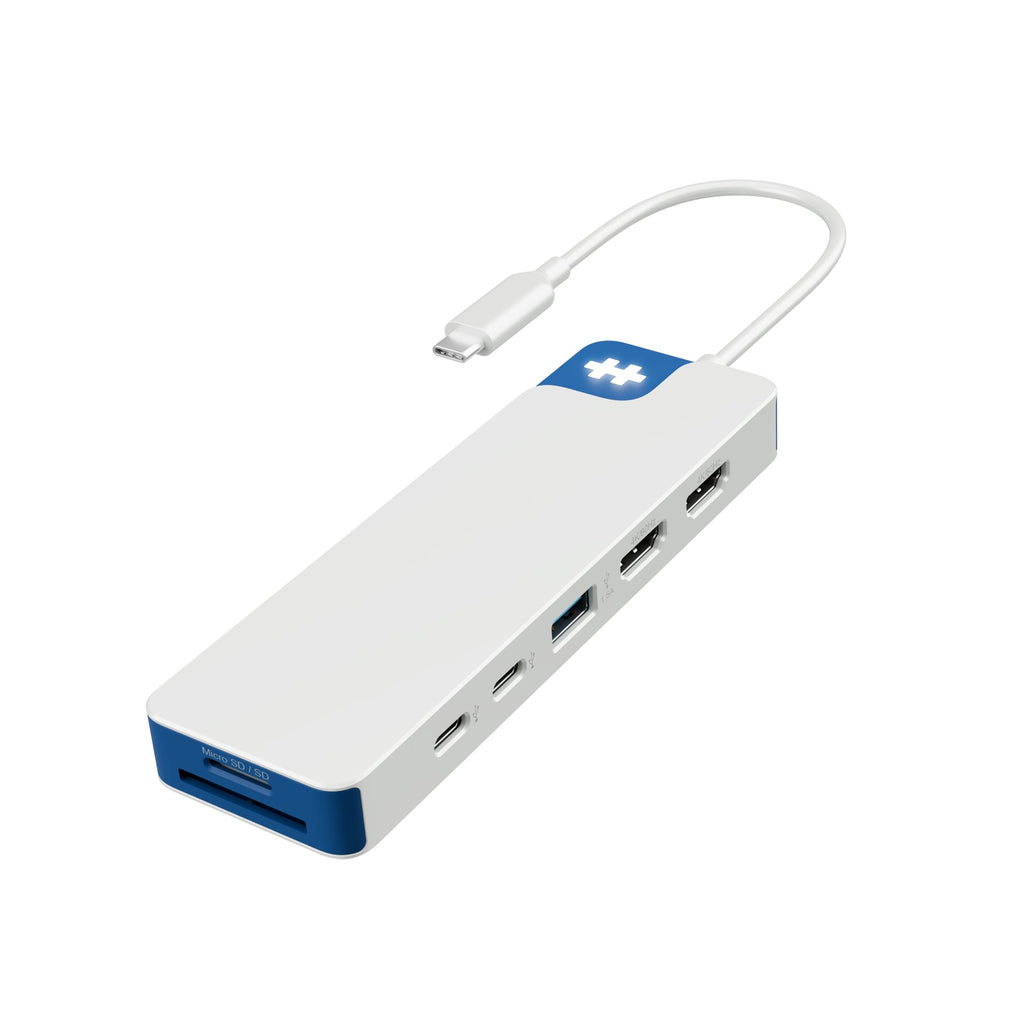 HYPERDRIVE FLEX 9 PORT DUAL 4K HDMI USB-C HUB (BLUE)