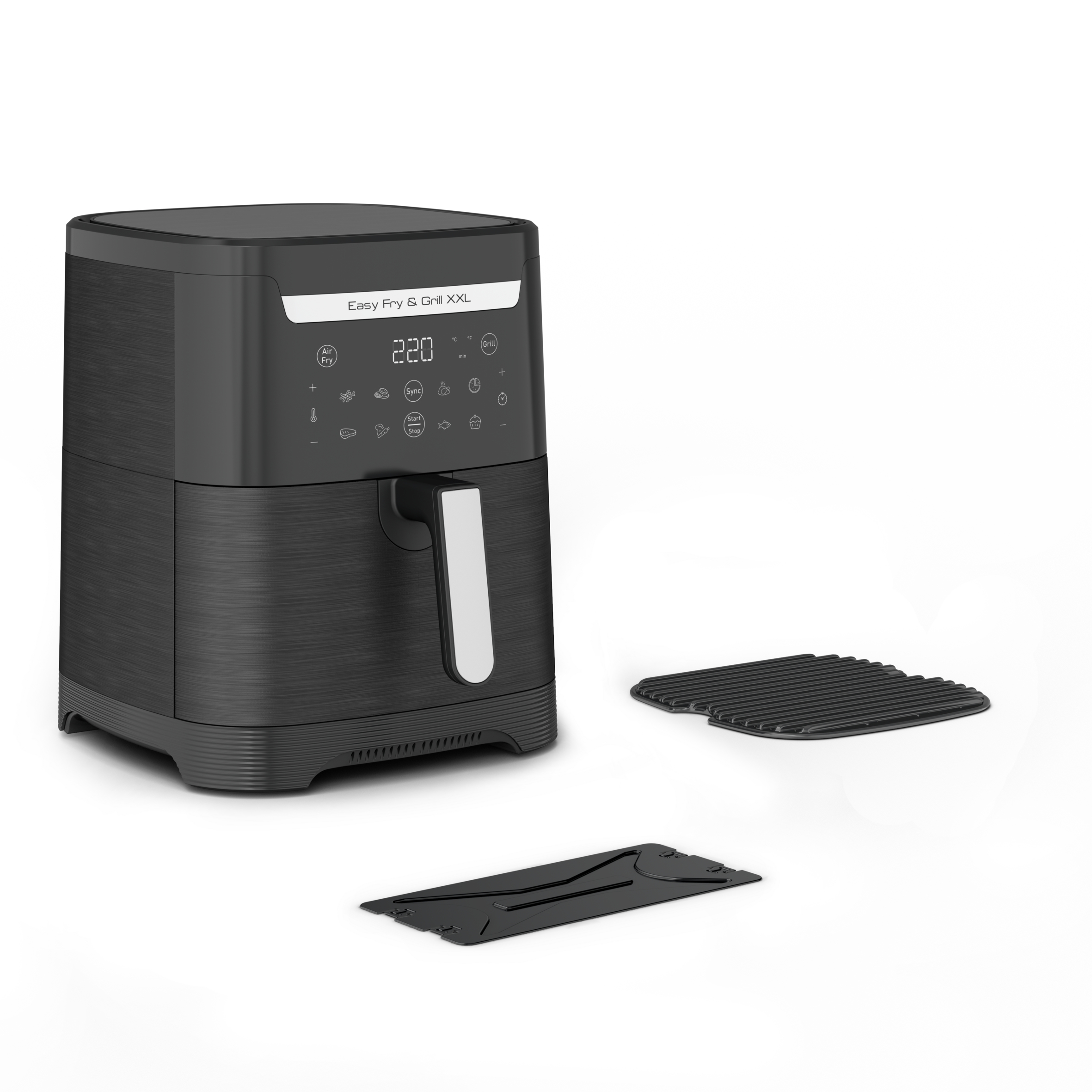Tefal EY8018 Easy Fry & Grill XXL Heißluftfritteuse schw