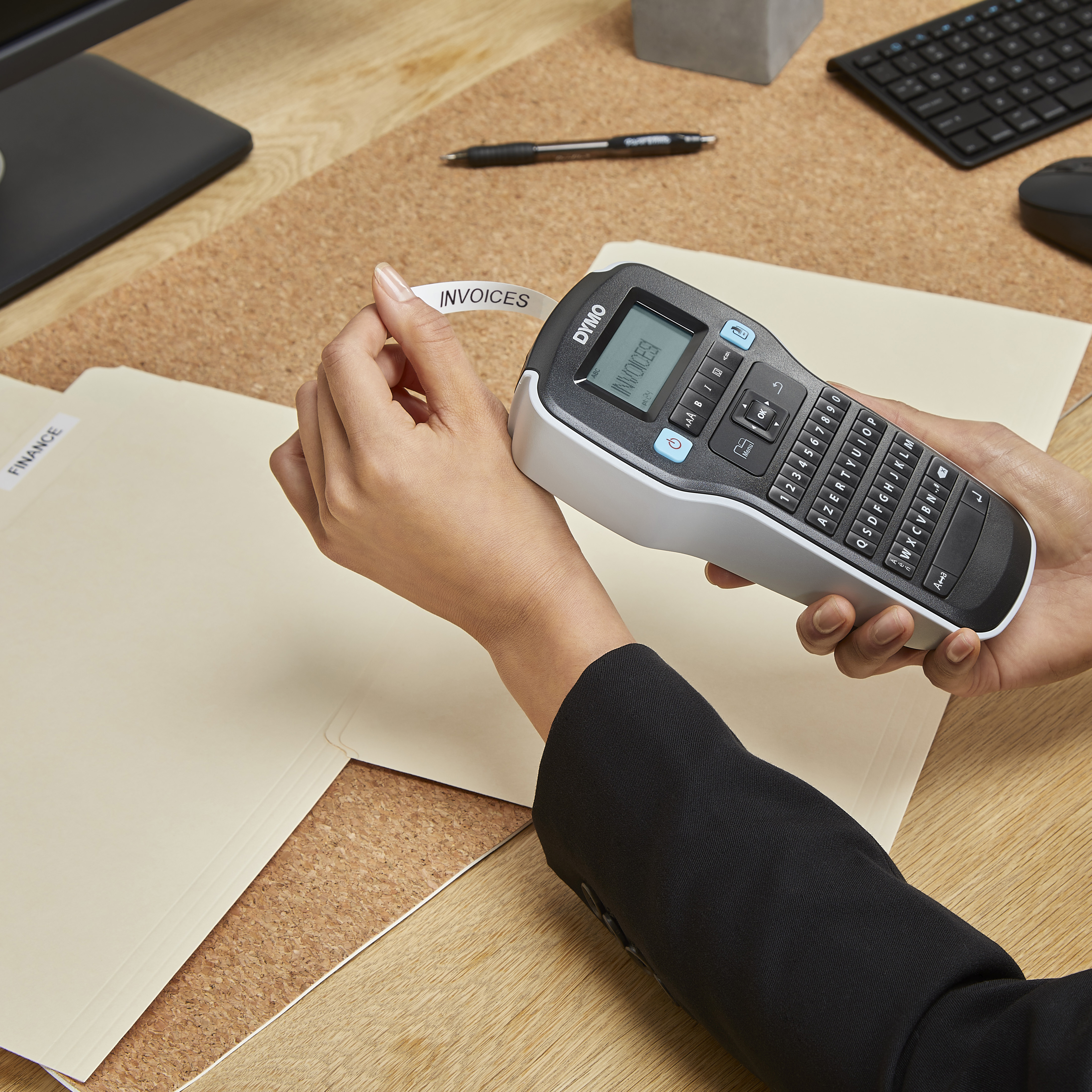 DYMO LabelManager 160 6/9/12 mm D1-Bänder QWERTY