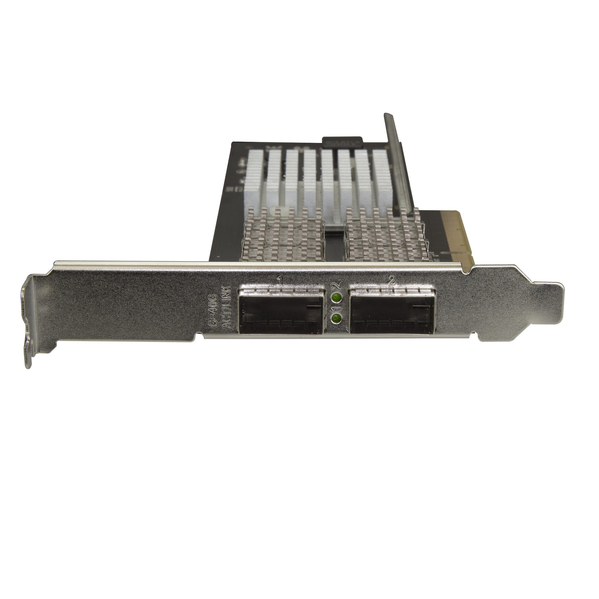 DUAL-PORT QSFP+ NIC CARD IN