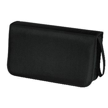 hama 80er CD-/DVD-Tasche Wallet schwarz, 1 St.