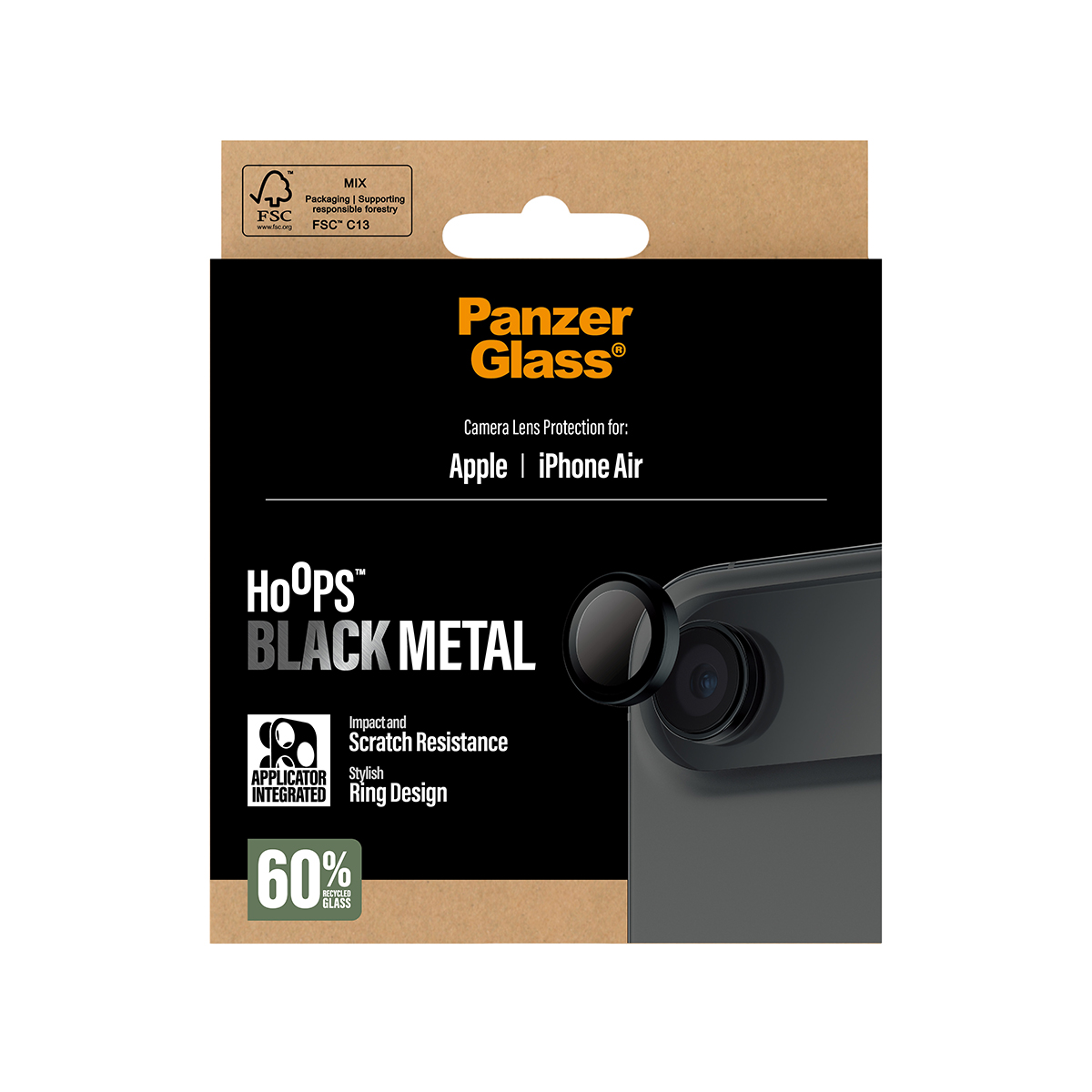BLACK CAMERA LENS PROTECTOR IPH LENS PROTECTOR IPHONE 17 AIR