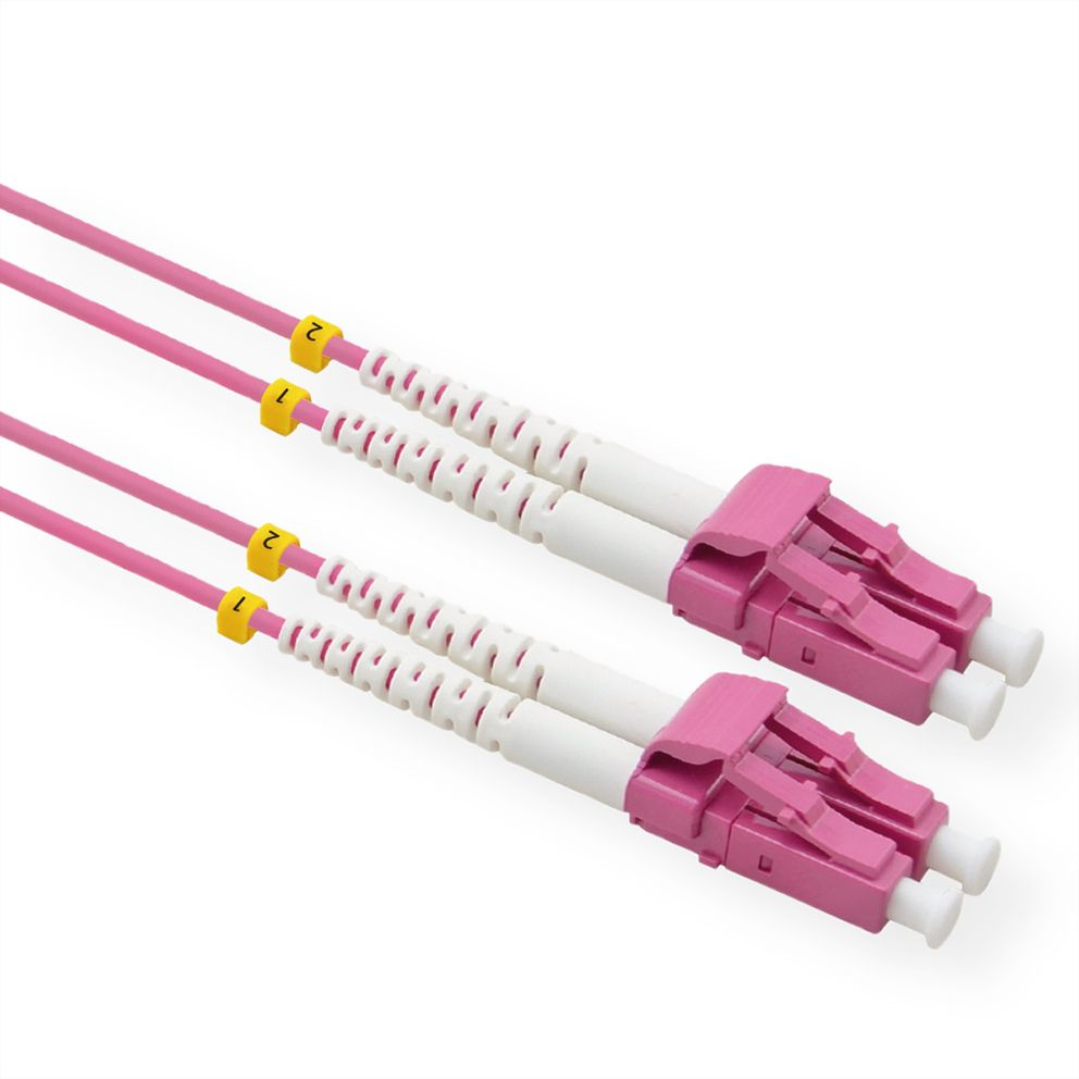 LWL-KABEL 50/125.OM4.LC/LC LOW-L-ST..VIOLETT.3M
