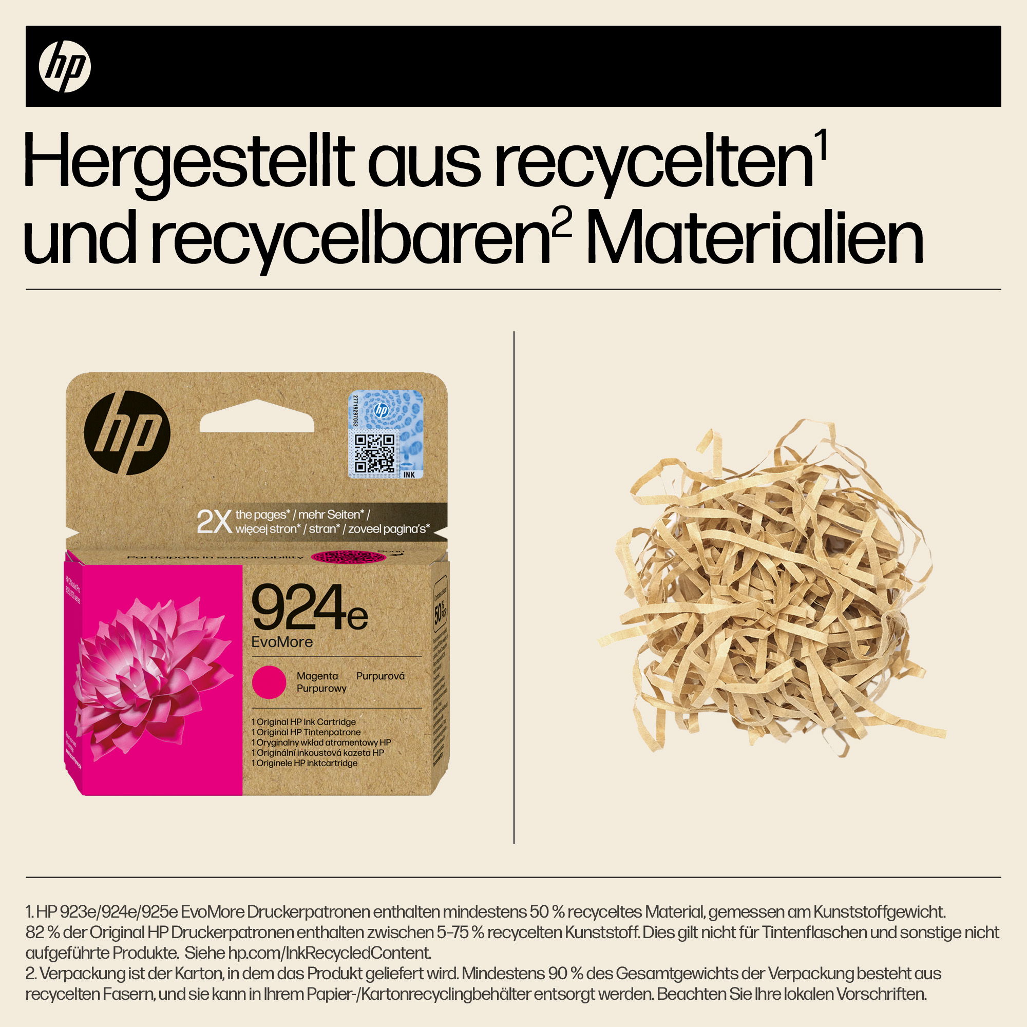 HP 924e EvoMore Magenta Original Ink Cartridge