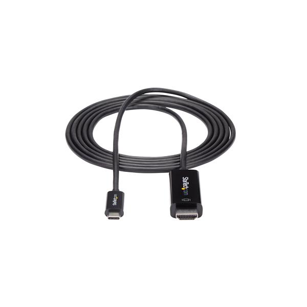 STARTECH.COM 2m 6ft. USB-C to HDMI Cable - 4K at 60 Hz - Black