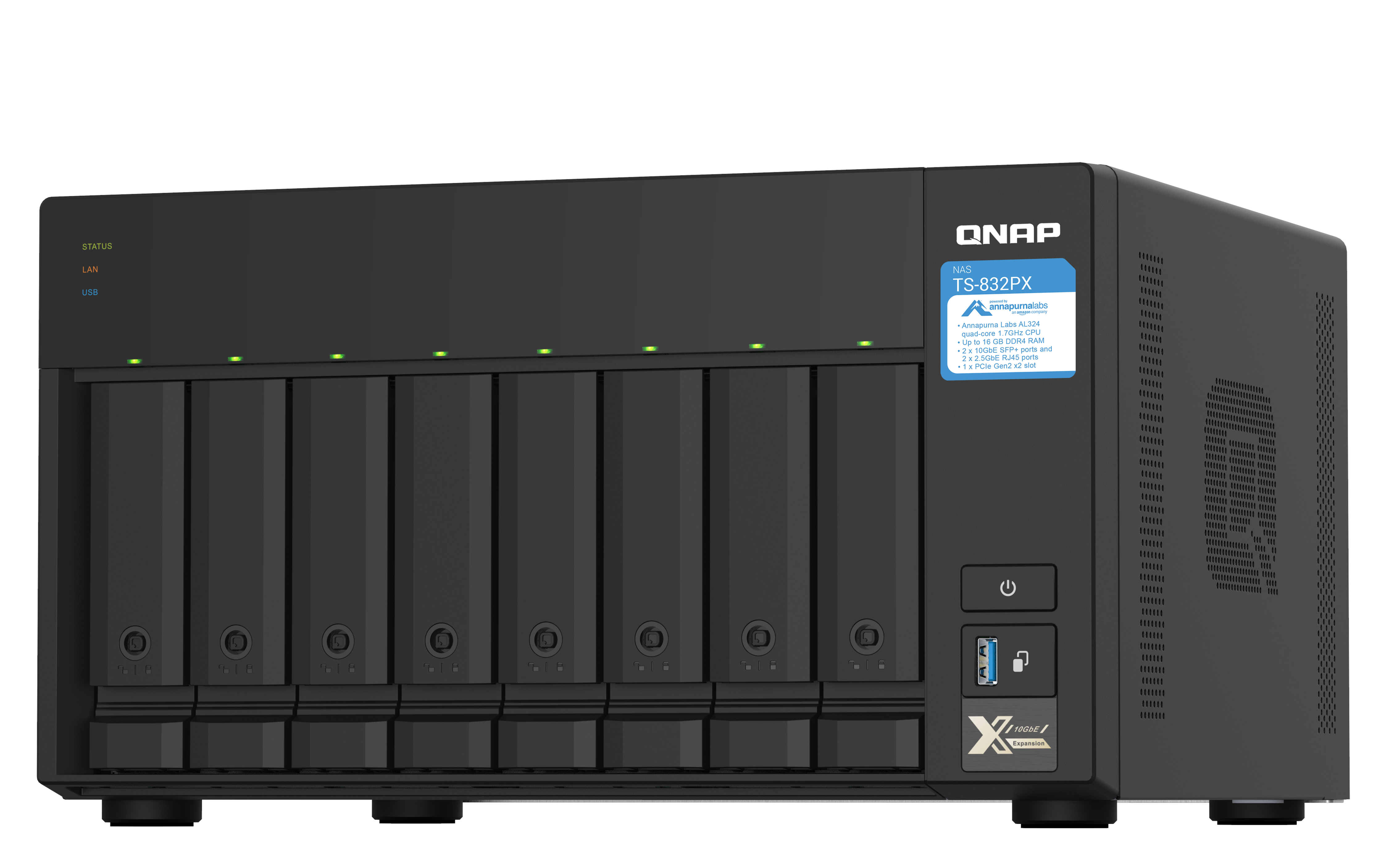 QNAP TS-832PX-4G - NAS-Server