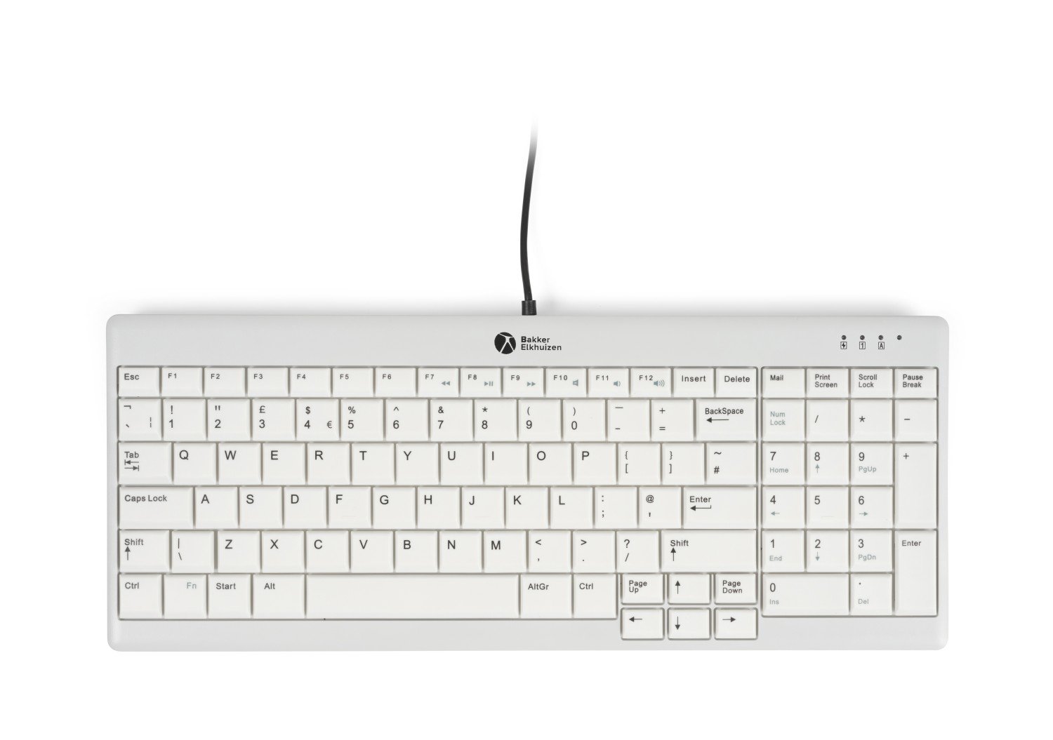 BakkerElkhuizen Tastatur Ultraboard 960 V2 Compact DE Layout retail
