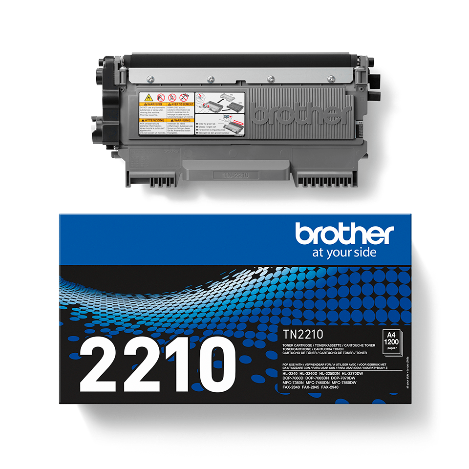 TN-2210 TONER 1200 PAGES F/ HL-2240 2240D 2250DN