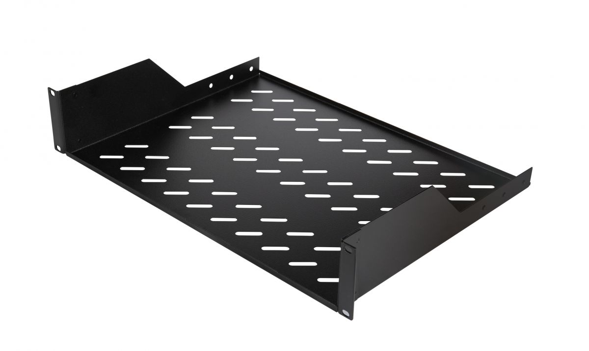 Equip 19 Fachboden fest für Serverschränke 35cm 2U schwarz