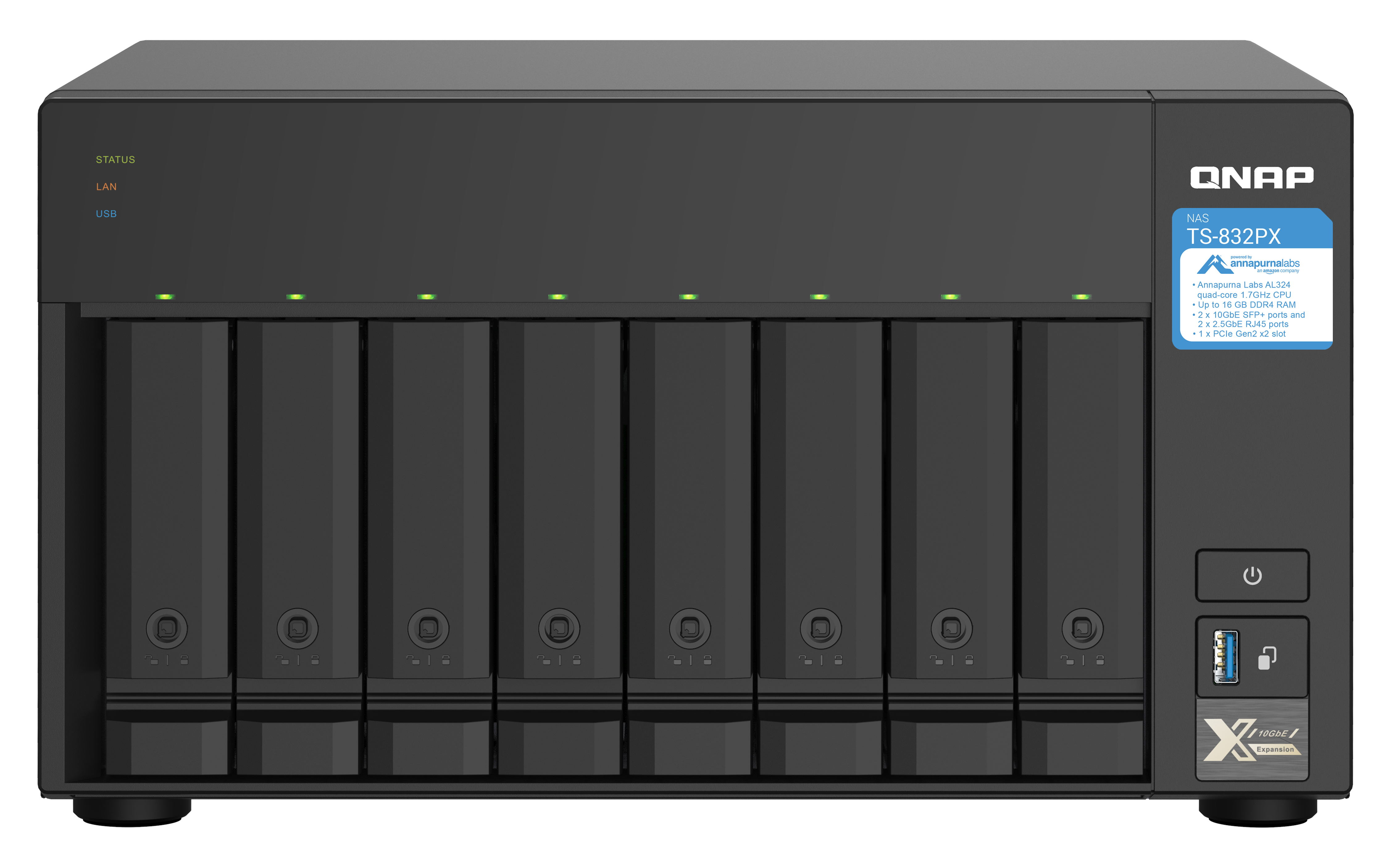 QNAP TS-832PX-4G - NAS-Server