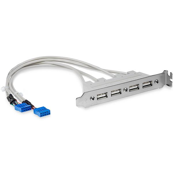 StarTech.com 4-Port USB 2.0 Slotblech Adapter