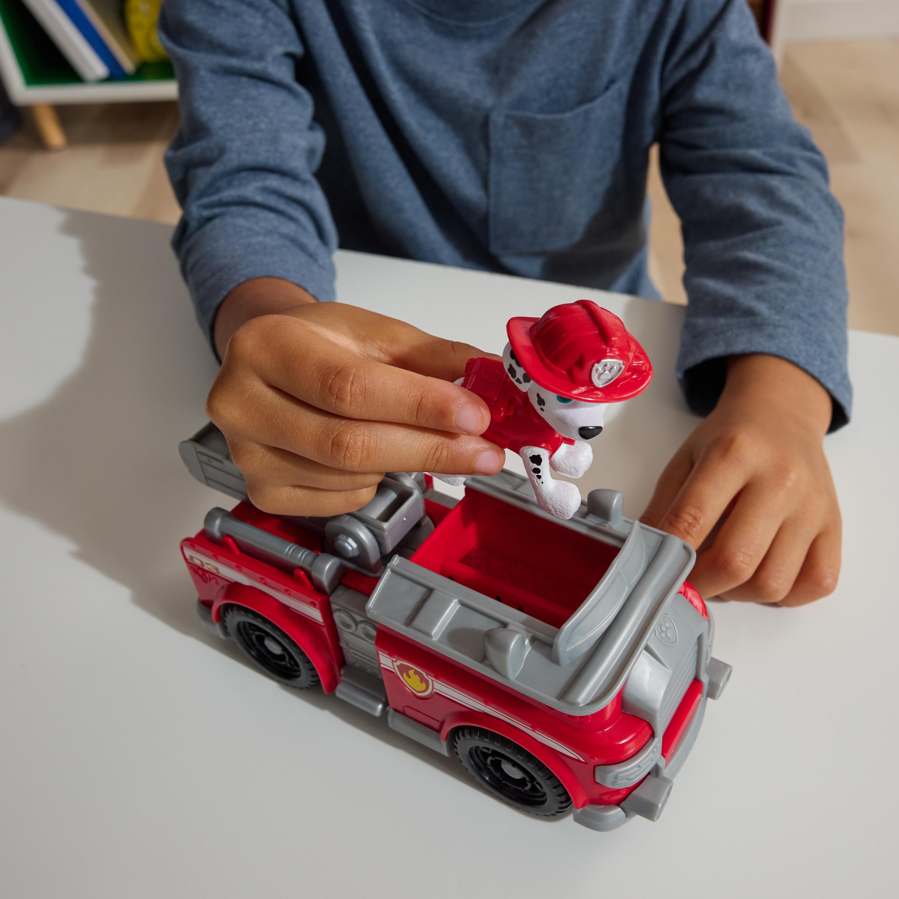 Paw Patrol - Feuerwehrauto mit Marshall Spielfigur, Spielfahrzeug