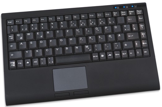 KeySonic Mini-TAS Smart-Touchpad SoftSkin, BK, ACK-540U+(DE)