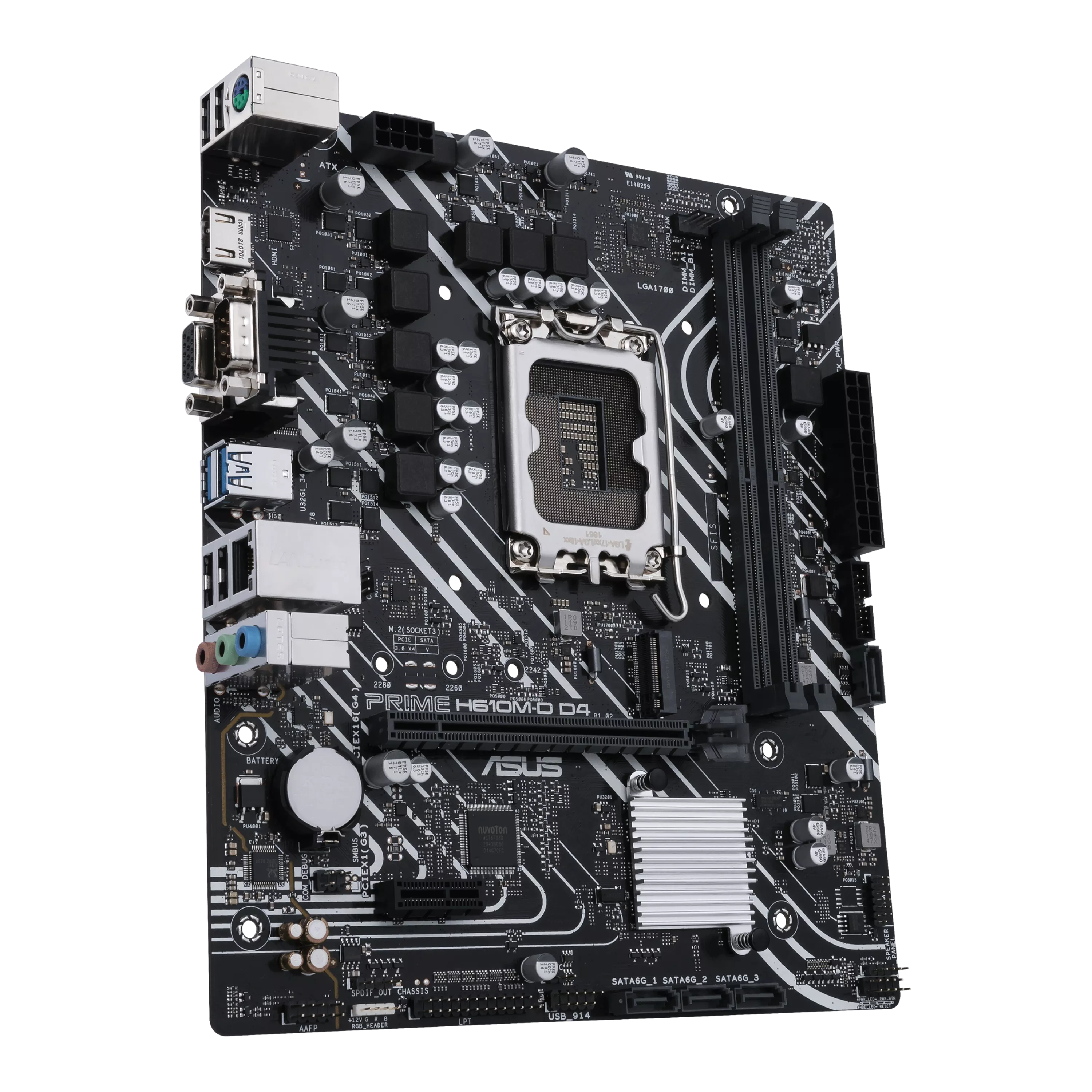 ASUS PRIME H610M-D D4 LGA1700 DDR4 mATX MB