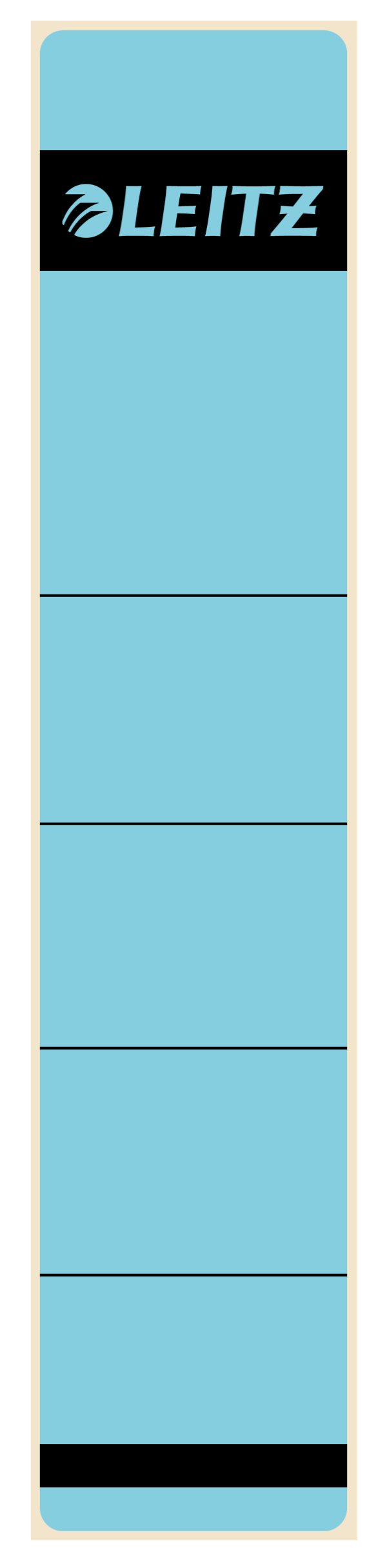 LEITZ Ordneretiketten 1643 blau für 5,2 cm Rückenbreite, 10 St.