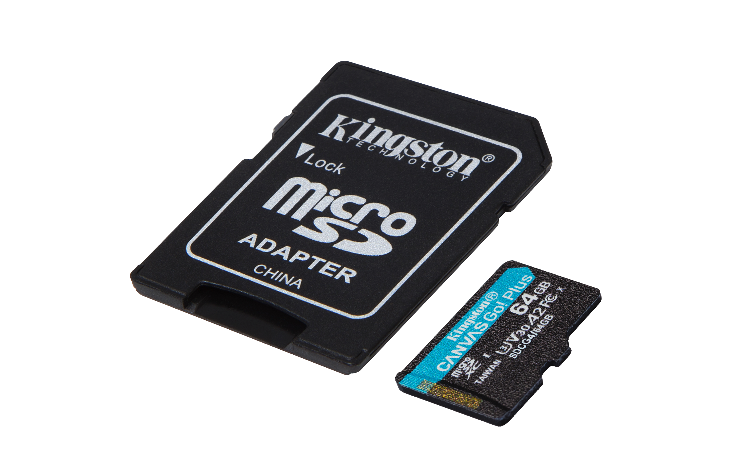 SD MicroSD Card 64GB Kingston SDXC Canvas Go Plus retail