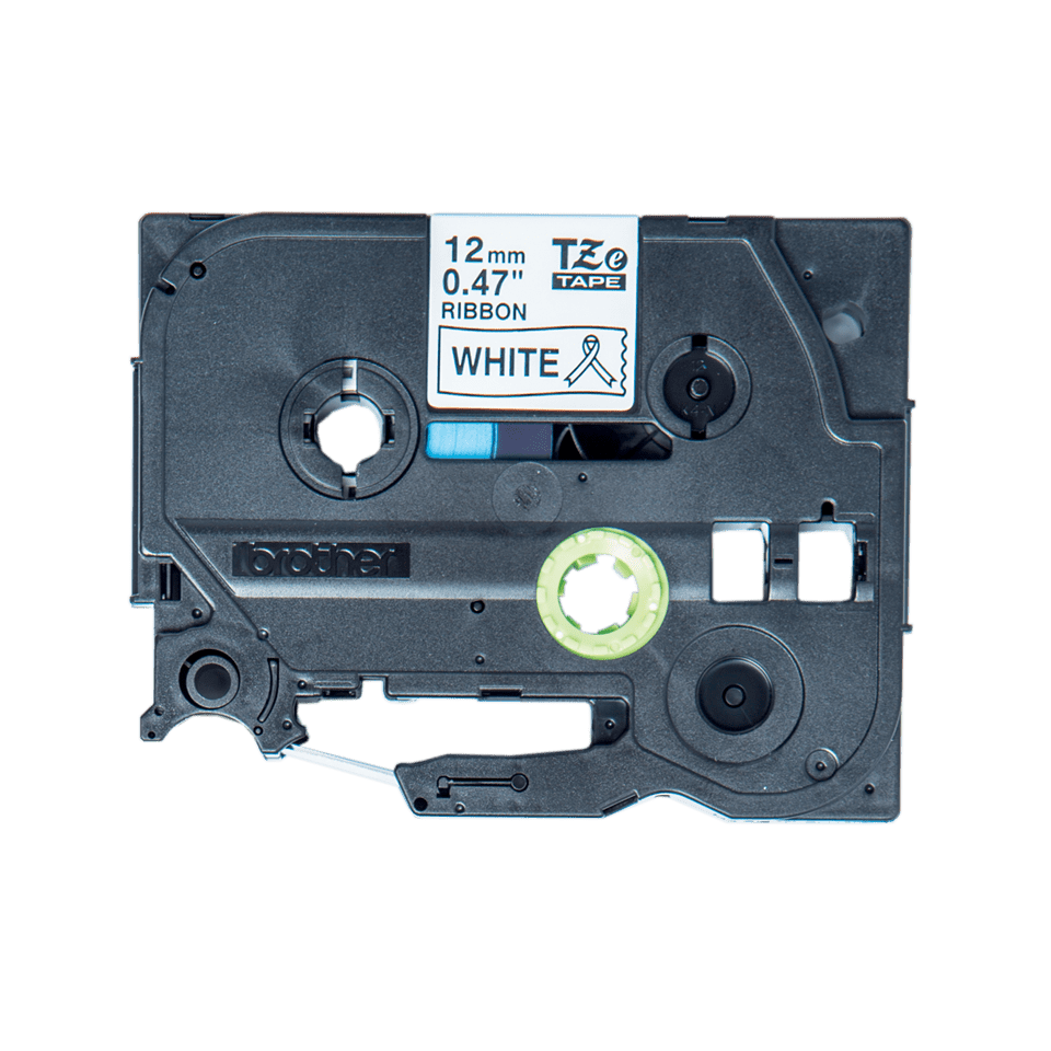 TZ-ER231 LAMINATED TAPE 12MM WHITE BALCK