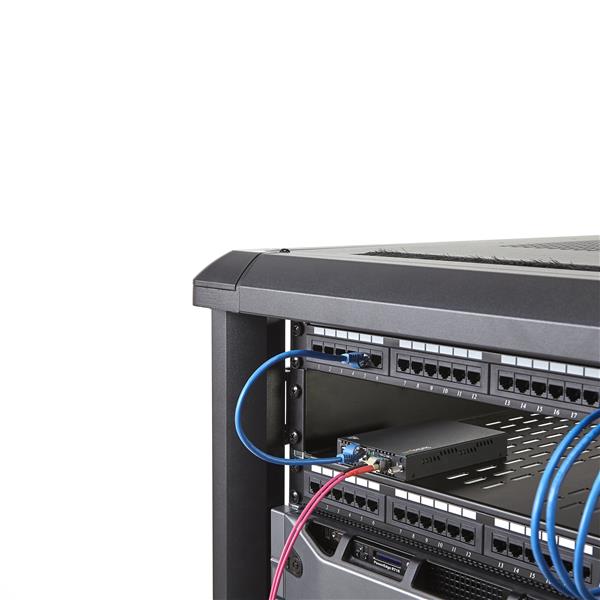 STARTECH.COM Gigabit Ethernet Kupfer auf LWL Medienkonverter - SM LC - 10 Km - Ethernet Medienkonverter - GbE Konveter