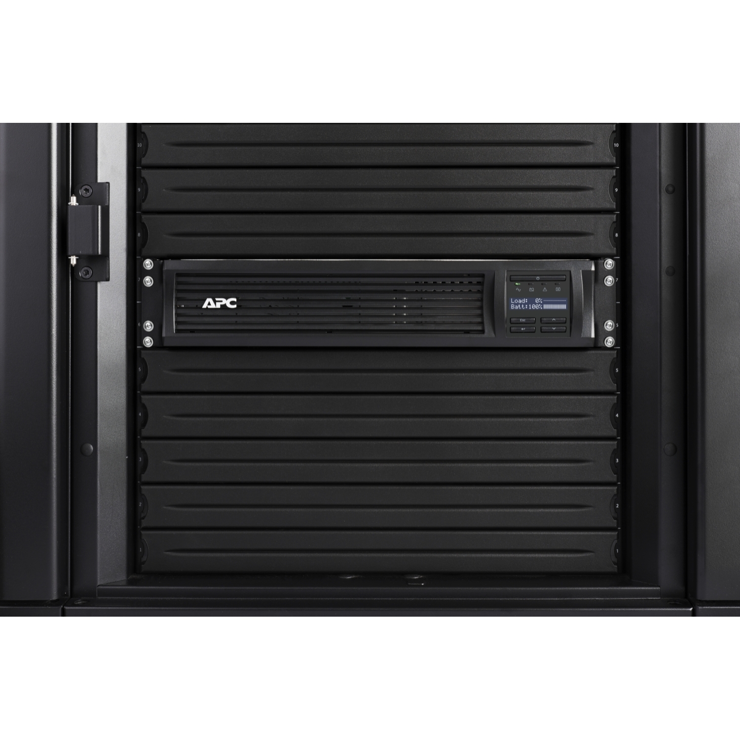 APC SMT750RMI2UC Smart-USV 750 VA / 500 Watt LCD, 2 HE, 230 V, mit SmartConnect