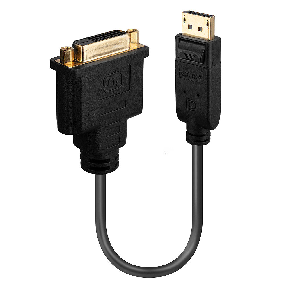 LINDY Displayport auf DVI-D Adapterkabel 0.15m