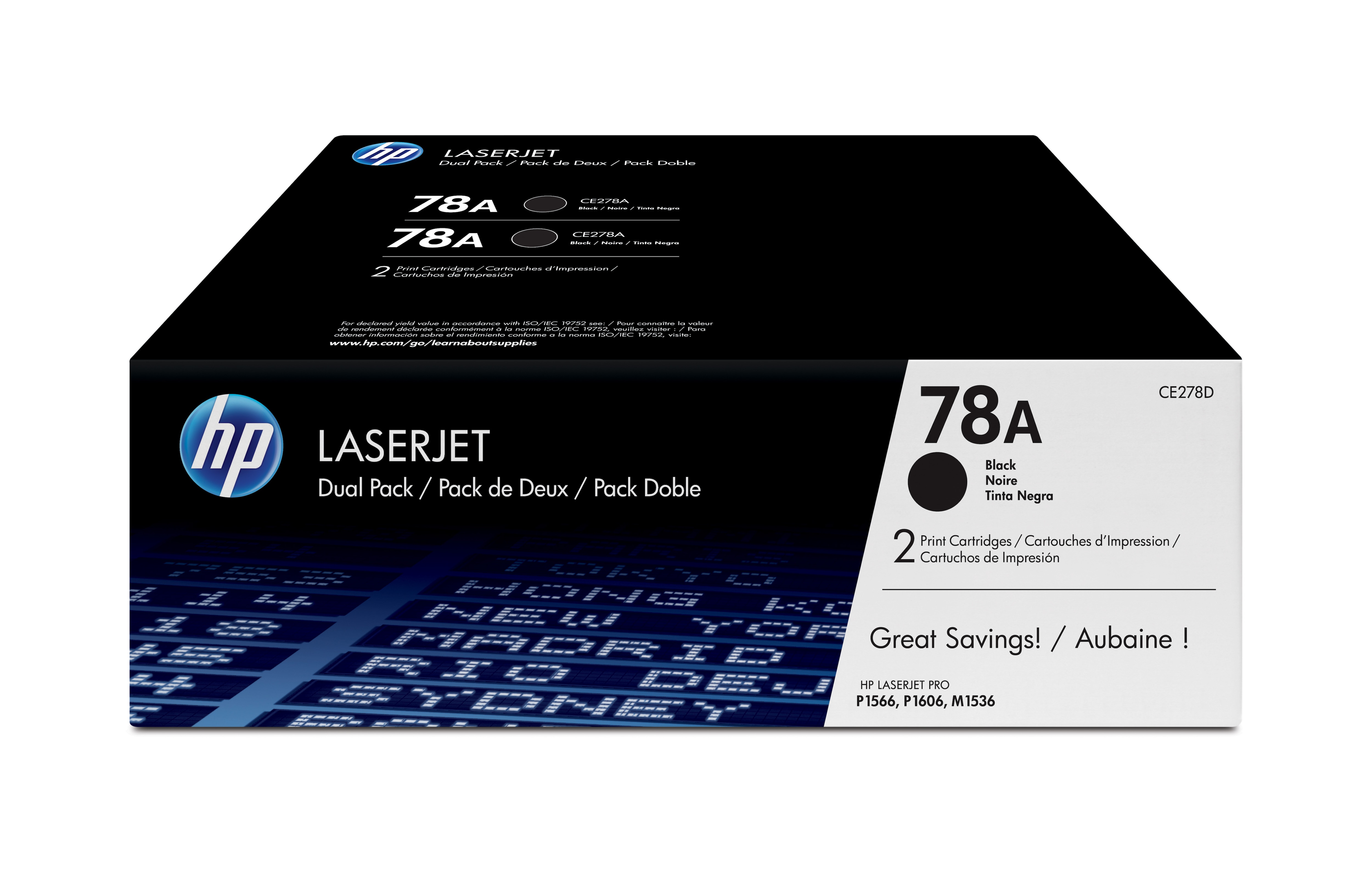 HP 78A (CE278AD) schwarz Tonerkartuschen, 2er-Set