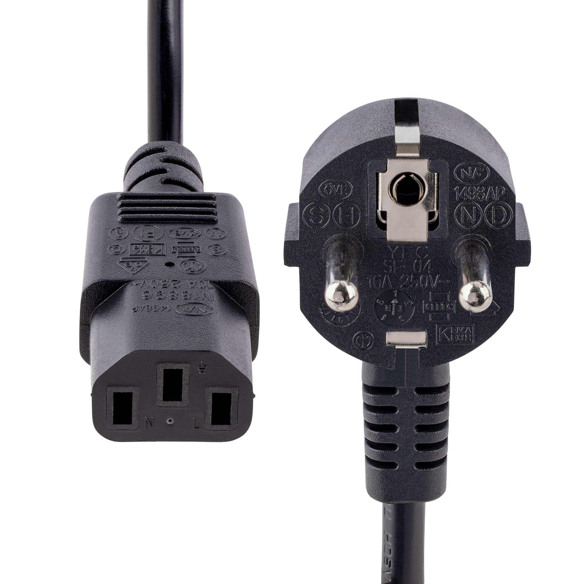 3M (10FT) COMPUTER POWER CORD EU SCHUCKO TO C13 18AWG