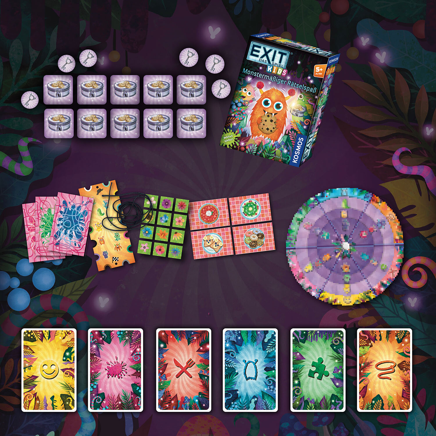 EXIT - Das Spiel Kids: Monstermäßiger Rätselspaß, Partyspiel