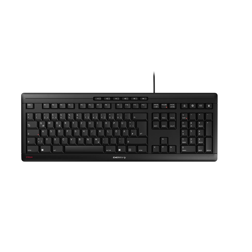 Keyboard Cherry STREAM wired black (DE) (JK-8500DE-2)