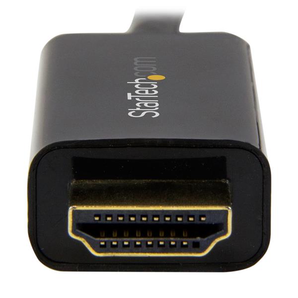 STARTECH.COM Mini DisplayPort auf HDMI Adapterkabel - Mini DP zu HDMI Adapter Kabel - 5m - Ultra HD 4K 30Hz - Schwarz