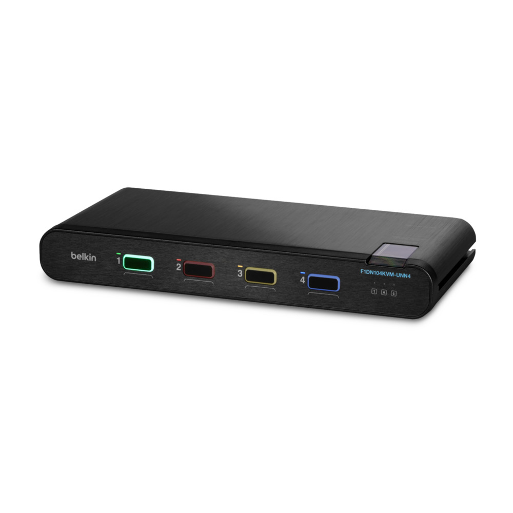 4P SNGL HEAD DP/HDMI TO DP/HDMI VIDEO SEC DT KVM SW NO CAC PP4.0